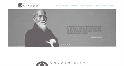 Desktop Screenshot of culvercityaikido.com