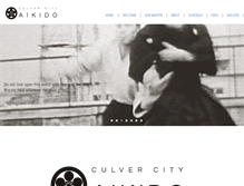 Tablet Screenshot of culvercityaikido.com